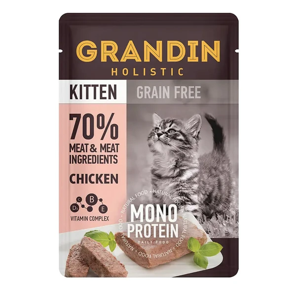 Корм для котят GRANDIN HOLISTIC Grain Free